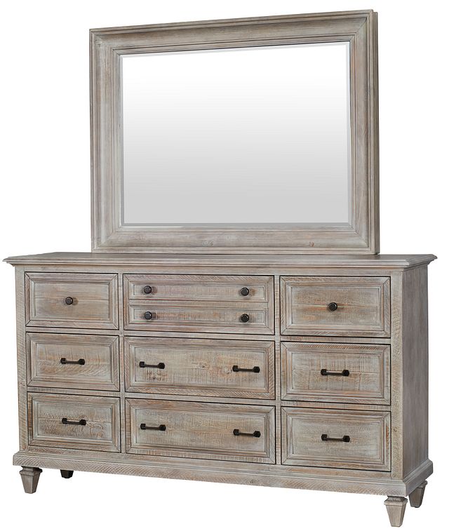 Sonoma Light Tone Dresser & Mirror