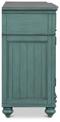 Savannah Teal Credenza