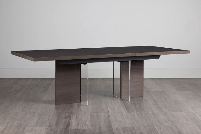 Athena Dark Gray Rectangular Table