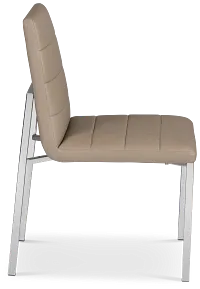 Amalfi Taupe Upholstered Side Chair