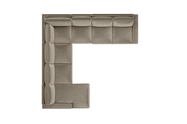 Edgewater Joya Beige Large Left Chaise Sectional