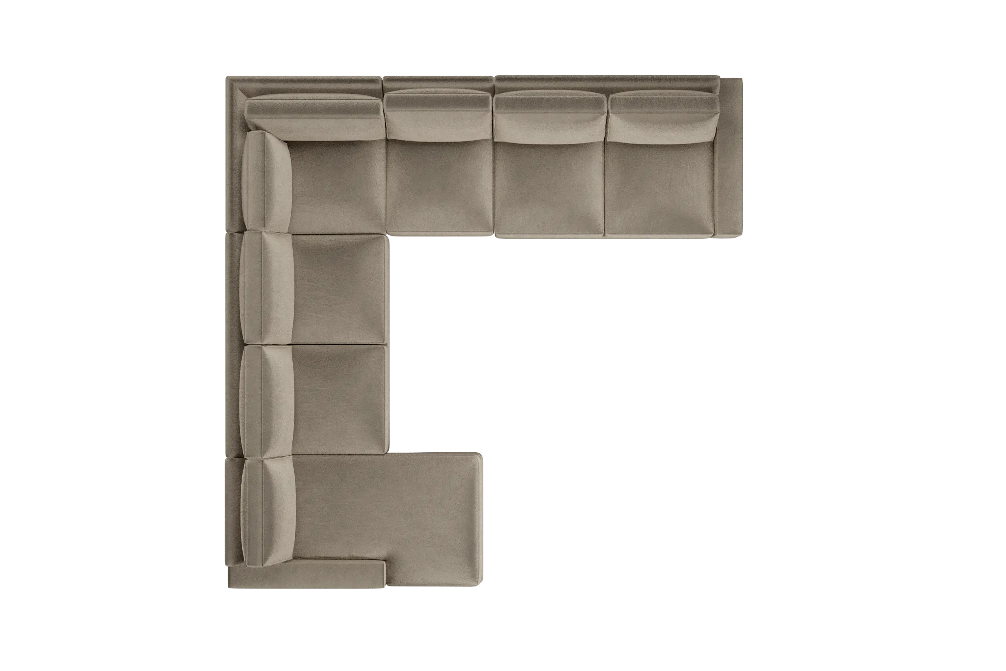 Edgewater Joya Beige Large Left Chaise Sectional