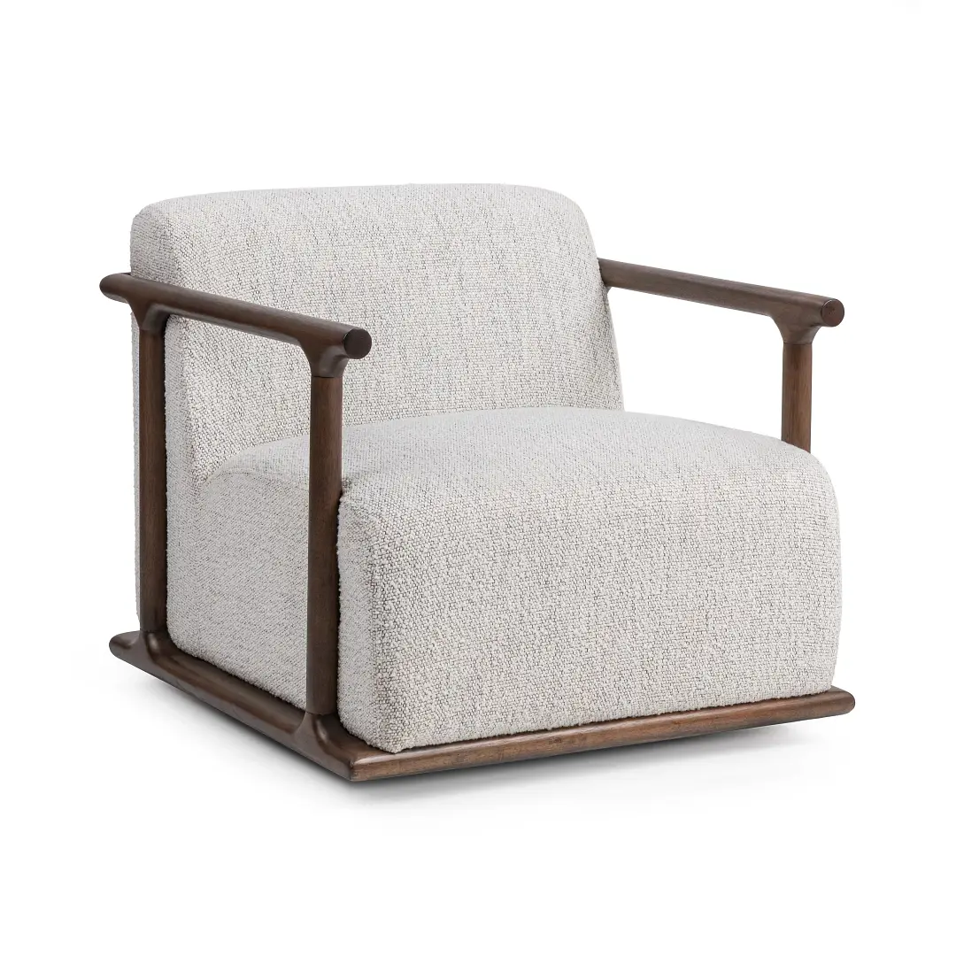 Coal Beige Fabric Swivel Accent Chair Coal Beige Fabric Swivel Accent Chair