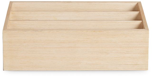 Avers Light Tone Wood File Organizer