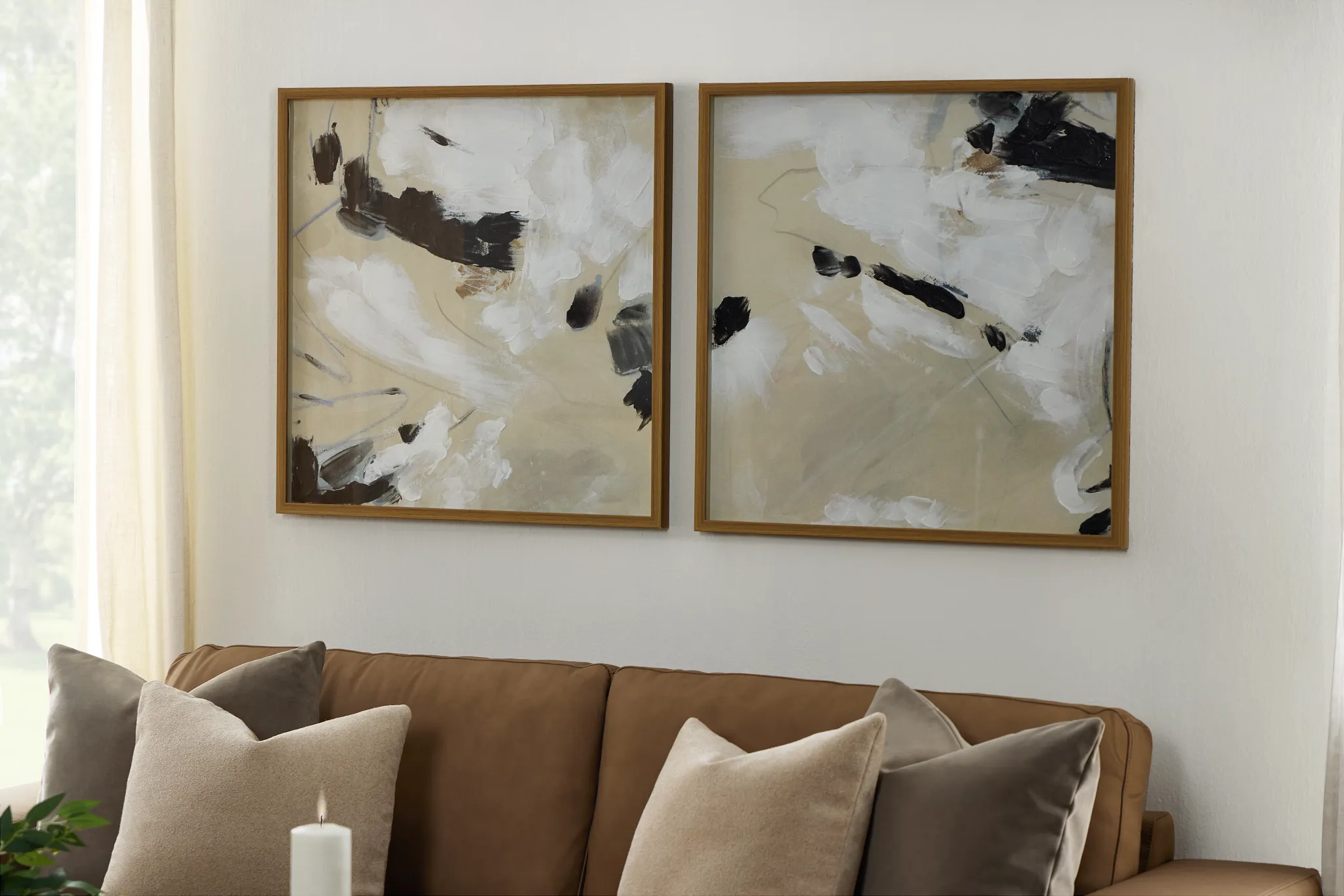 Memphis Ivory Framed Wall Art