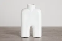 Teya White Medium Vase