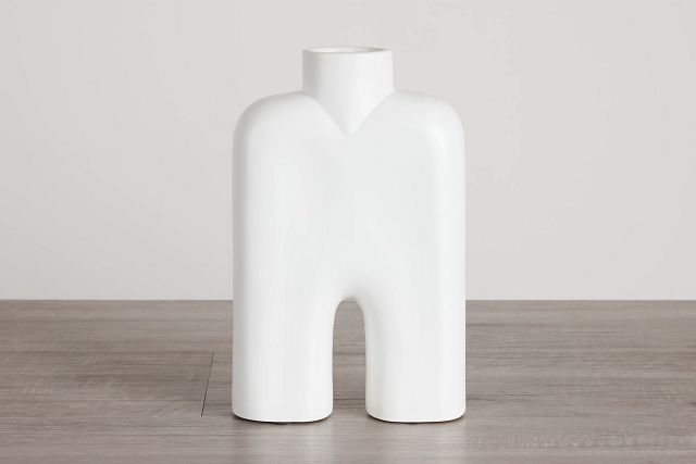 Teya White Medium Vase