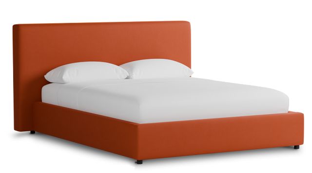 Grayton Joya Orange 44" Upholstered Platform Bed