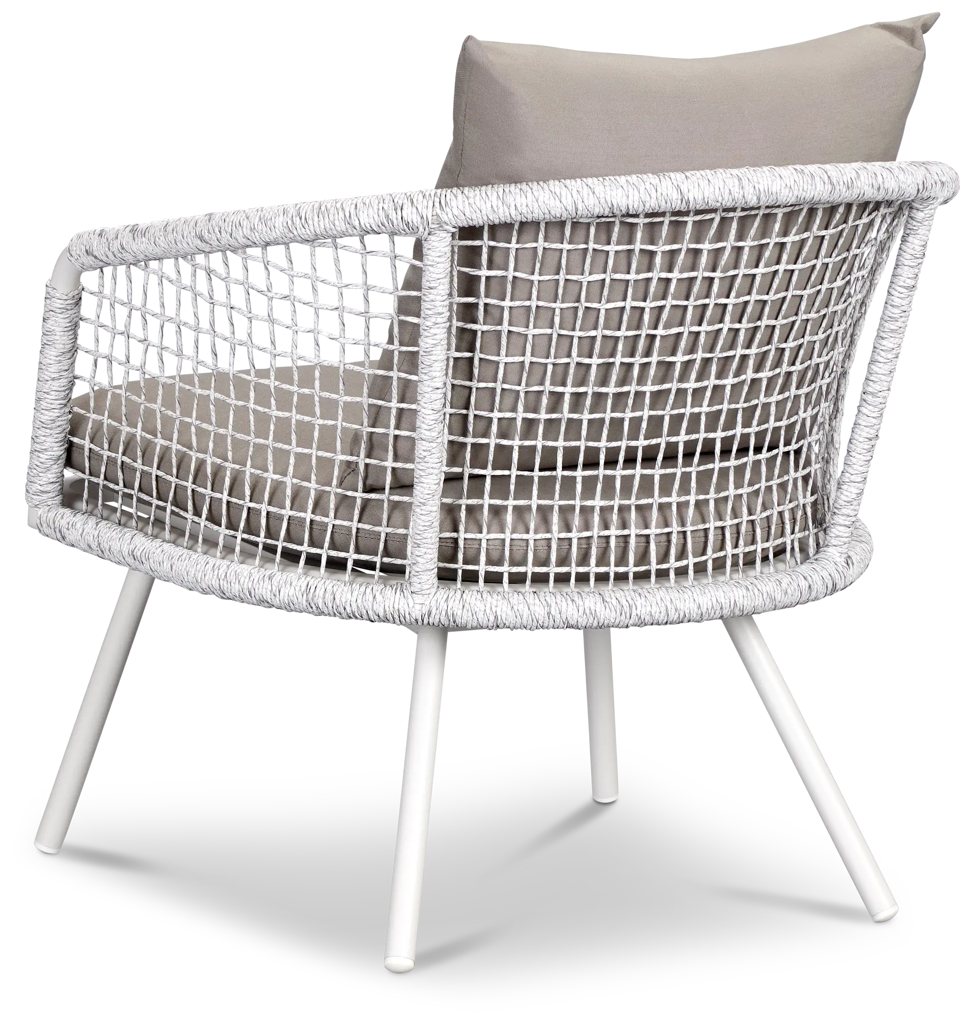 Malaga White Gray Arm Chair Malaga White Gray Arm Chair