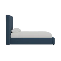 Grayton Elite Navy 54" Upholstered Platform Bed