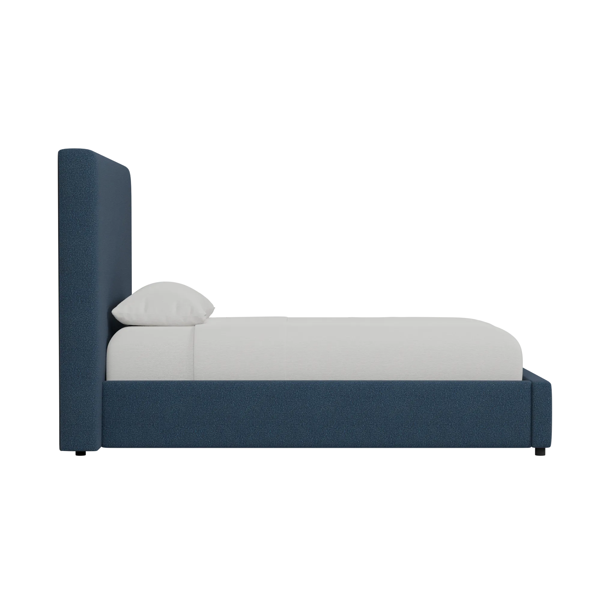 Grayton Elite Navy 54" Upholstered Platform Bed