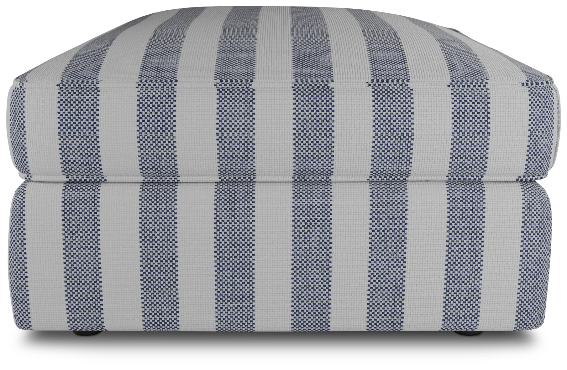 Siesta Sea Lane Dark Blue Fabric Ottoman Siesta Sea Lane Dark Blue Fabric Ottoman