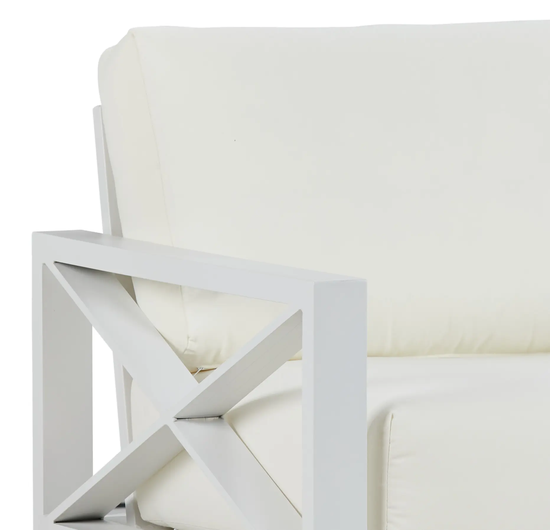 Linear White Rocking Chair Linear White Rocking Chair
