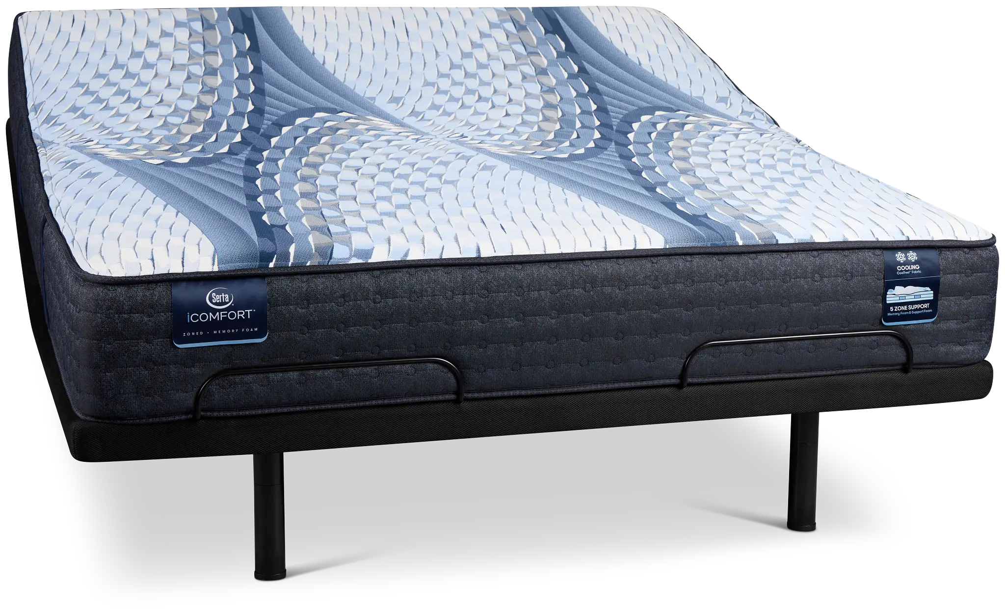 Serta Icomfort Iona Medium Deluxe Adjustable Mattress Set Serta Icomfort Iona Medium Deluxe Adjustable Mattress Set