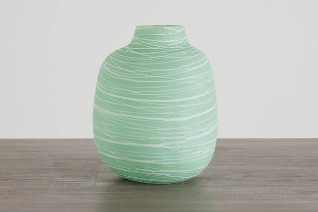 Hayley Green Medium Vase