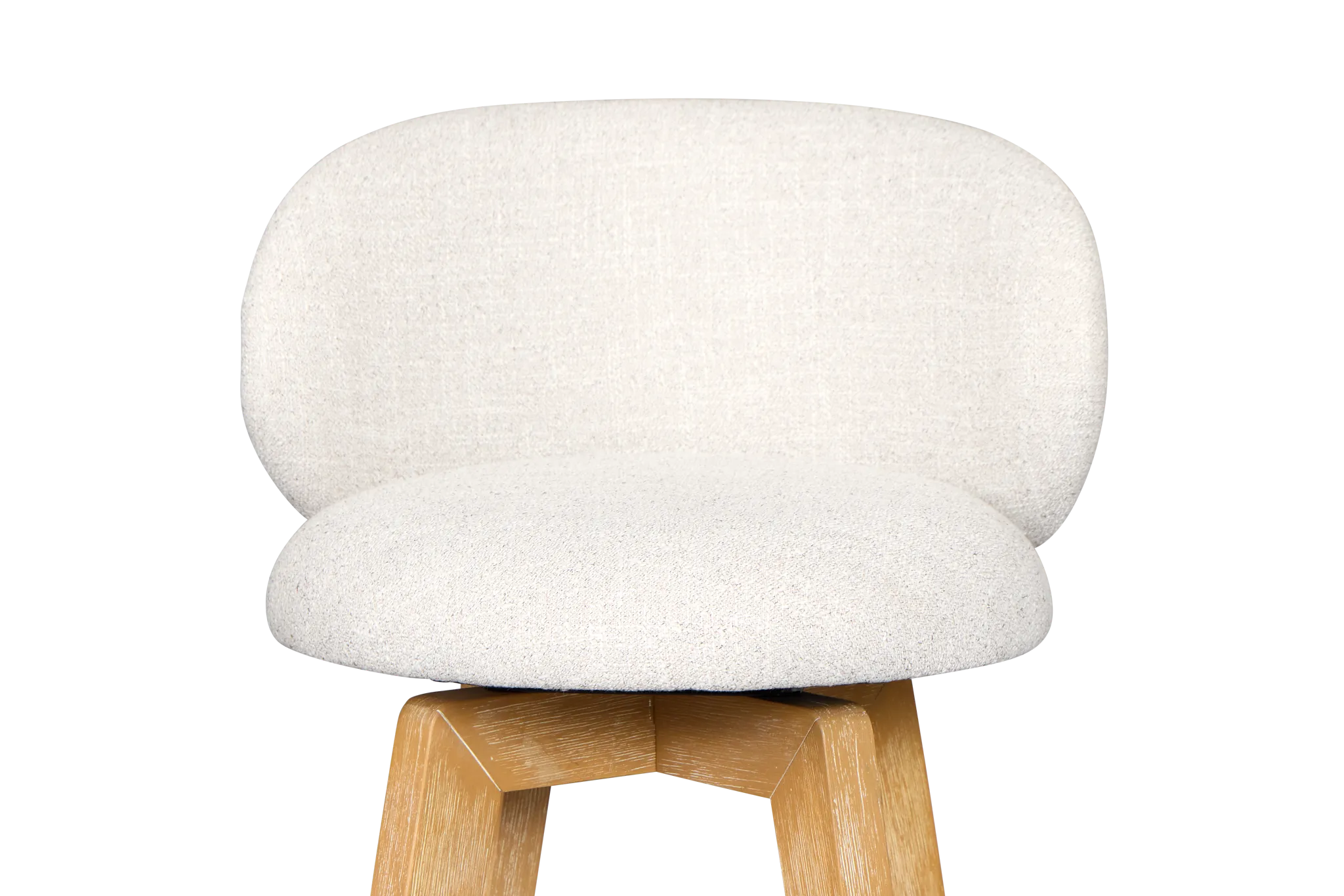 Arlo Light Gray Uph 24" Swivel Barstool