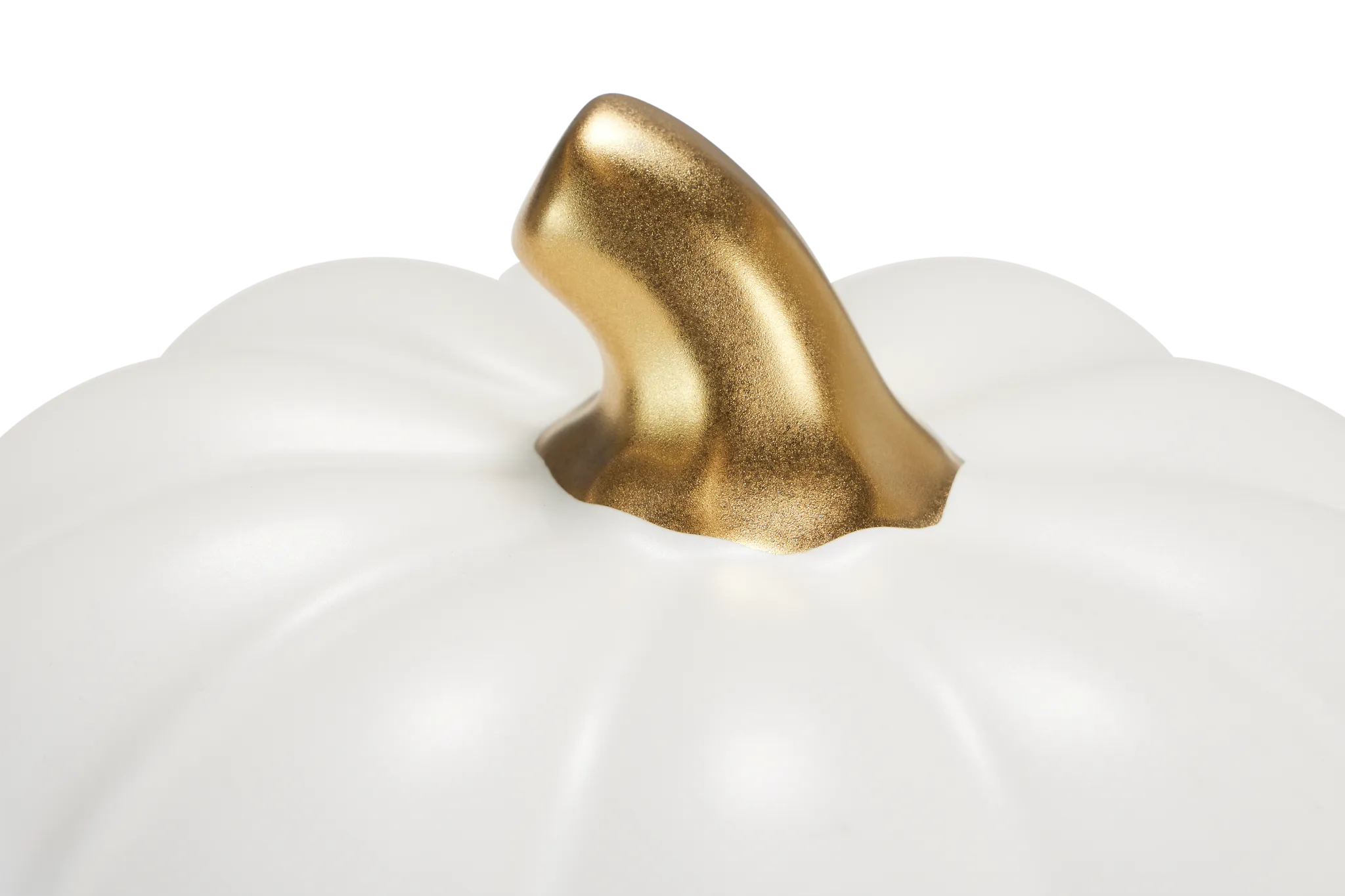 Pumpkin White Small Tabletop Accessory