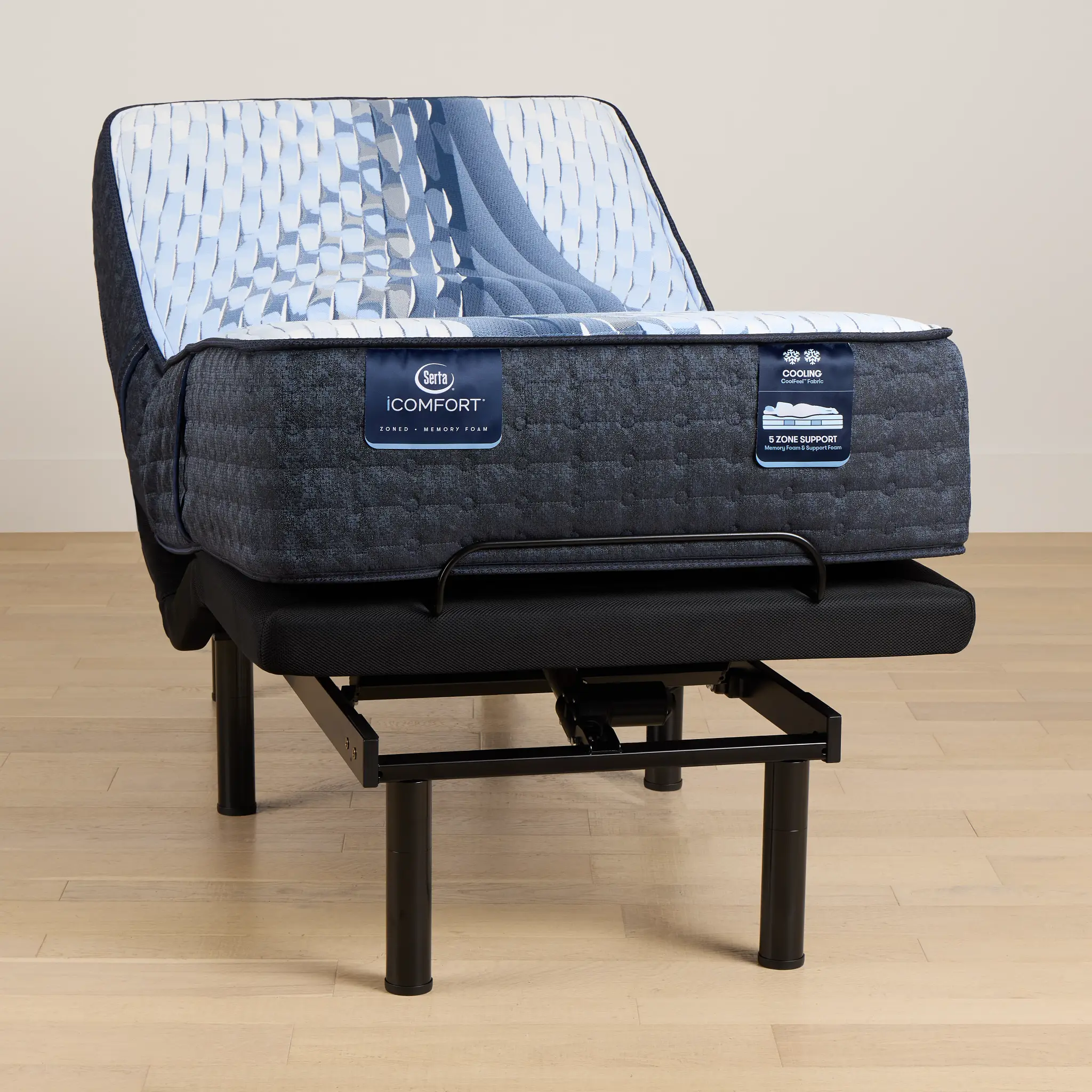 Serta Icomfort Iona Medium Plus Adjustable Mattress Set Serta Icomfort Iona Medium Plus Adjustable Mattress Set