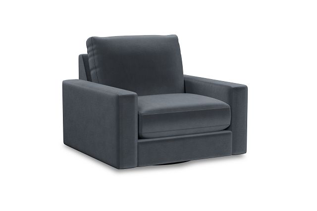 Edgewater Joya Gray Swivel Chair