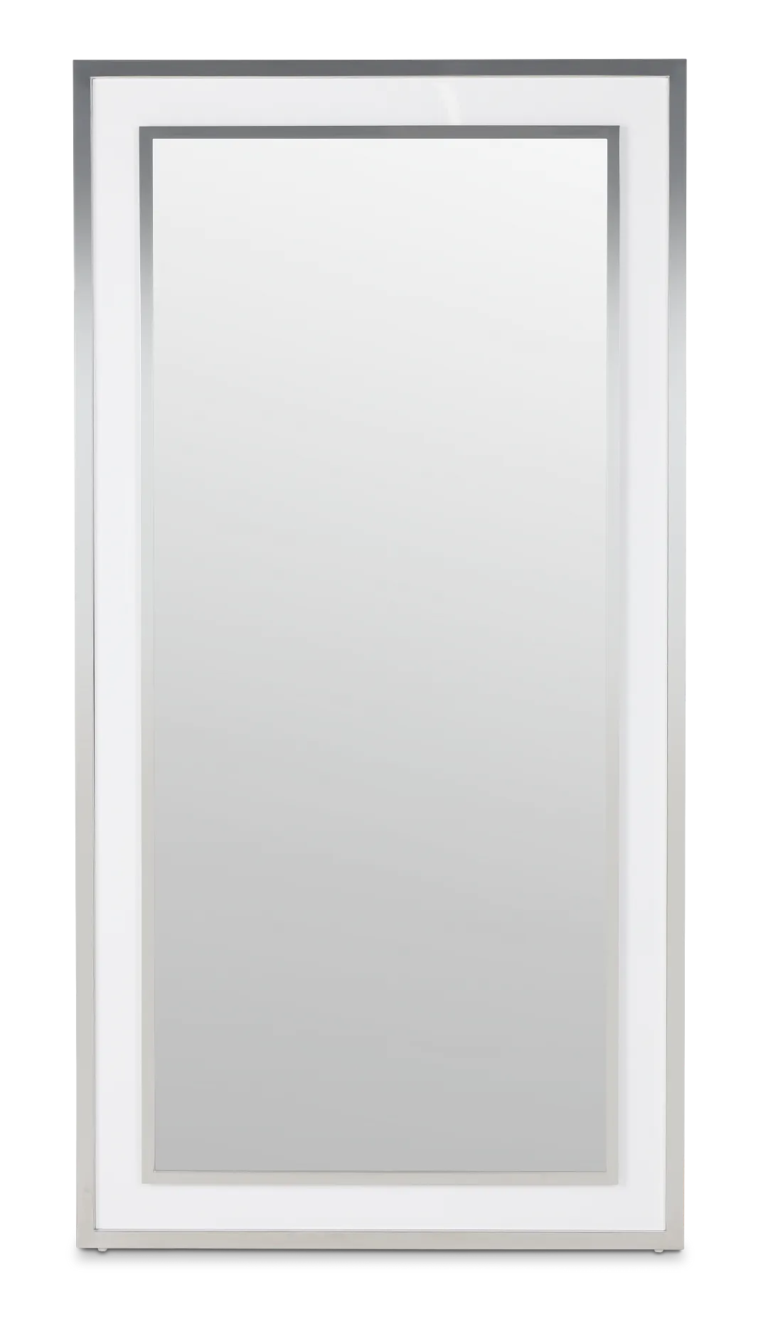 Miami White Floor Mirror