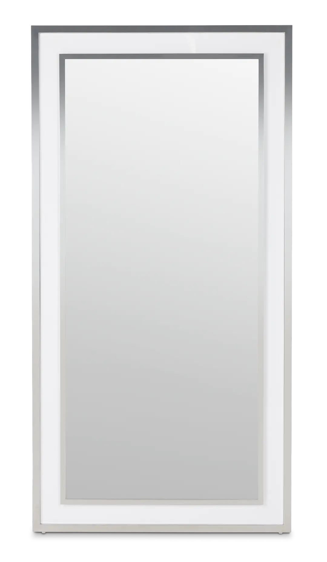 Miami White Floor Mirror Miami White Floor Mirror