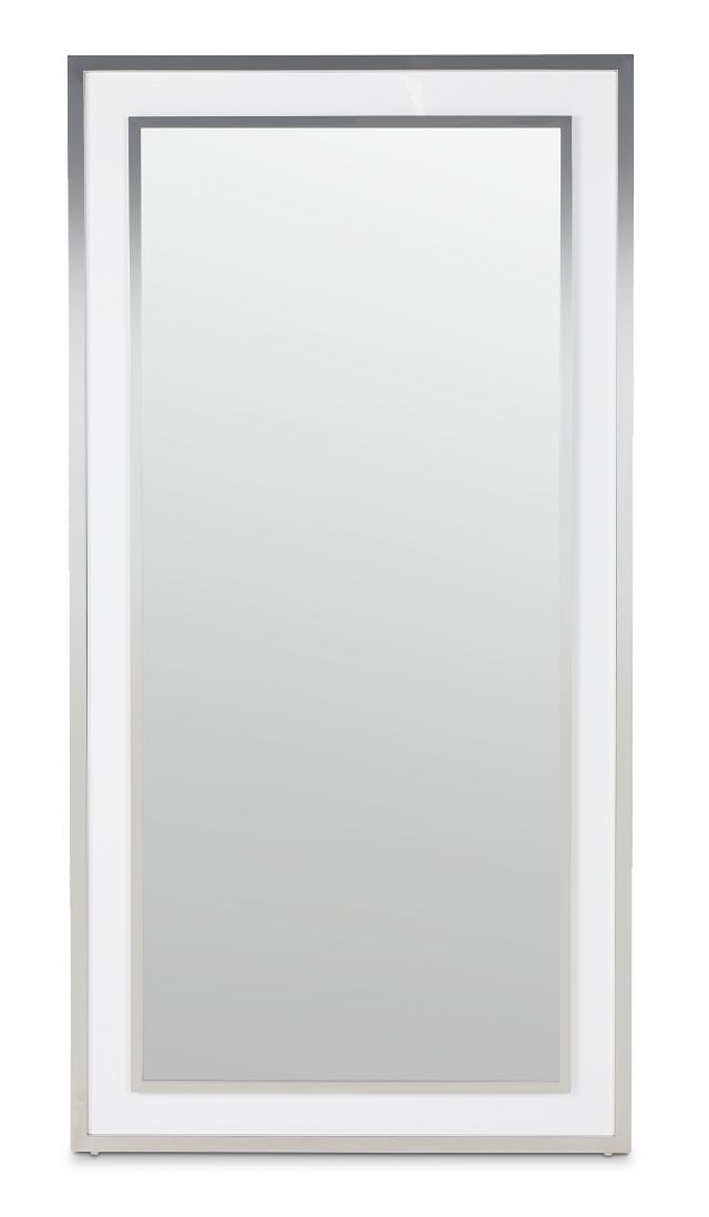 Miami White Floor Mirror