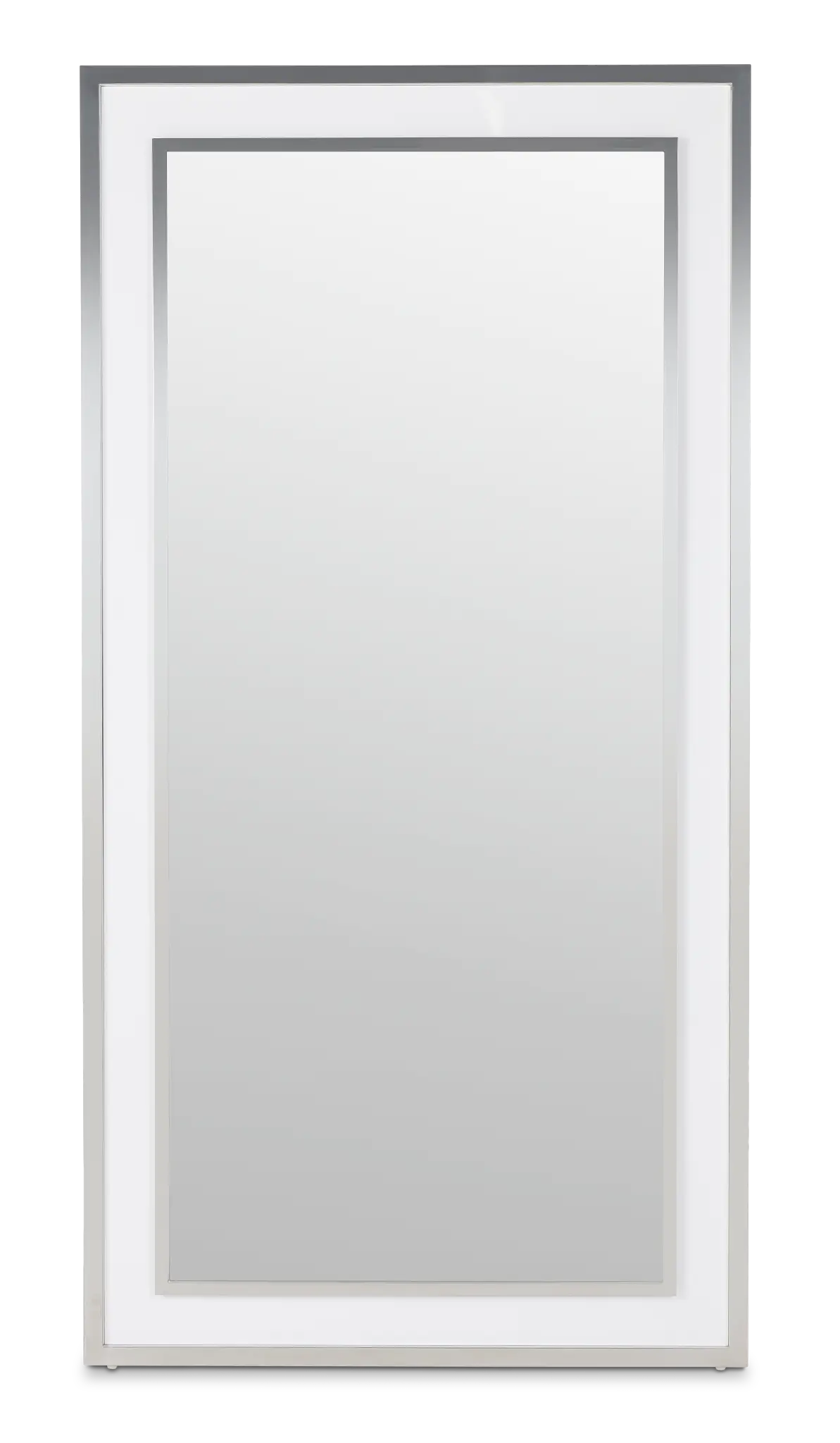 Miami White Floor Mirror Miami White Floor Mirror