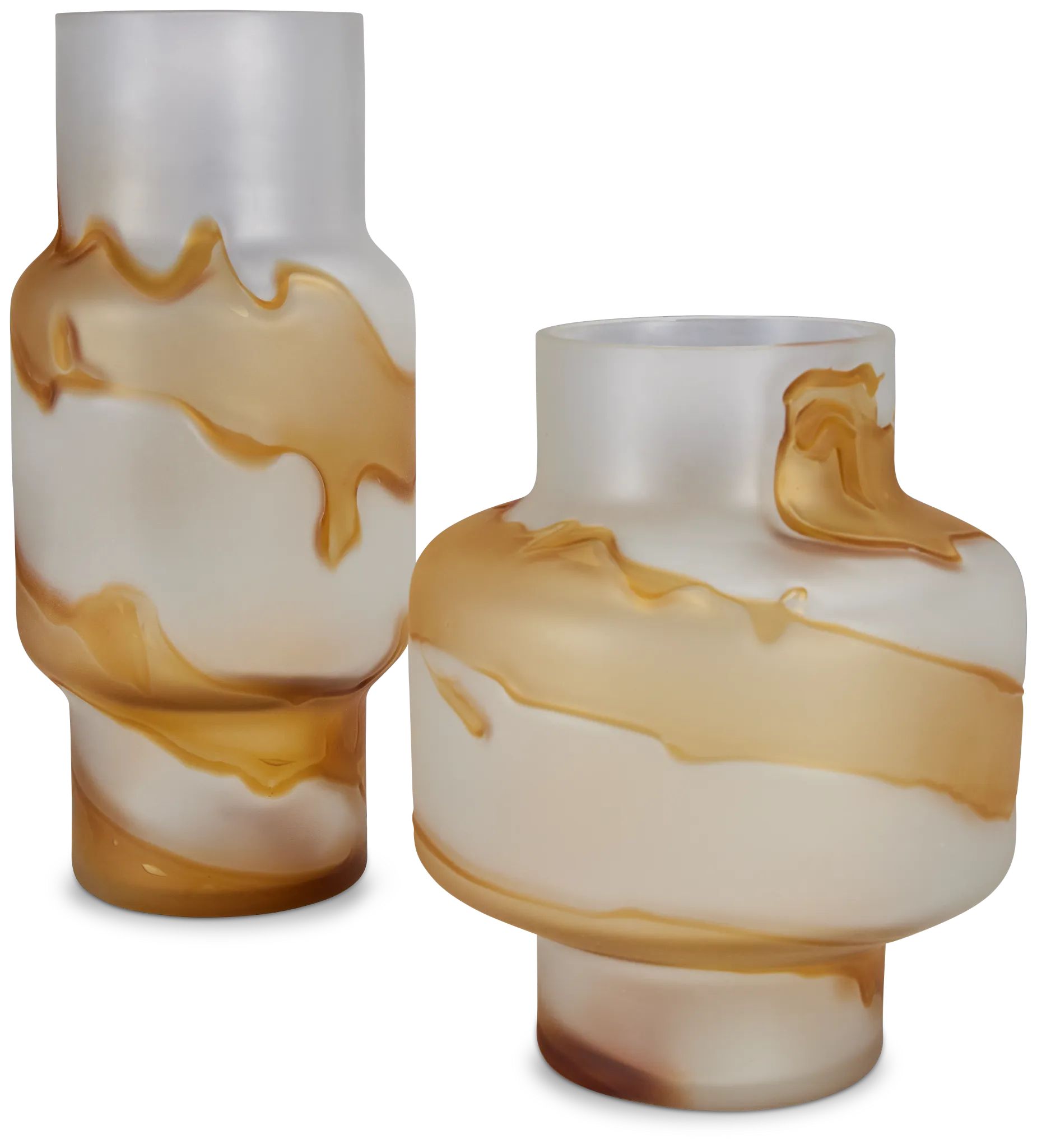 Olivera Orange Small Vase