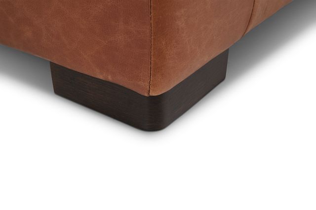 Bohan 89" Brown Leather Sofa