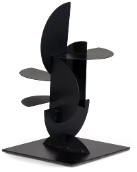 Lorenz Black Metal Tabletop Accessory