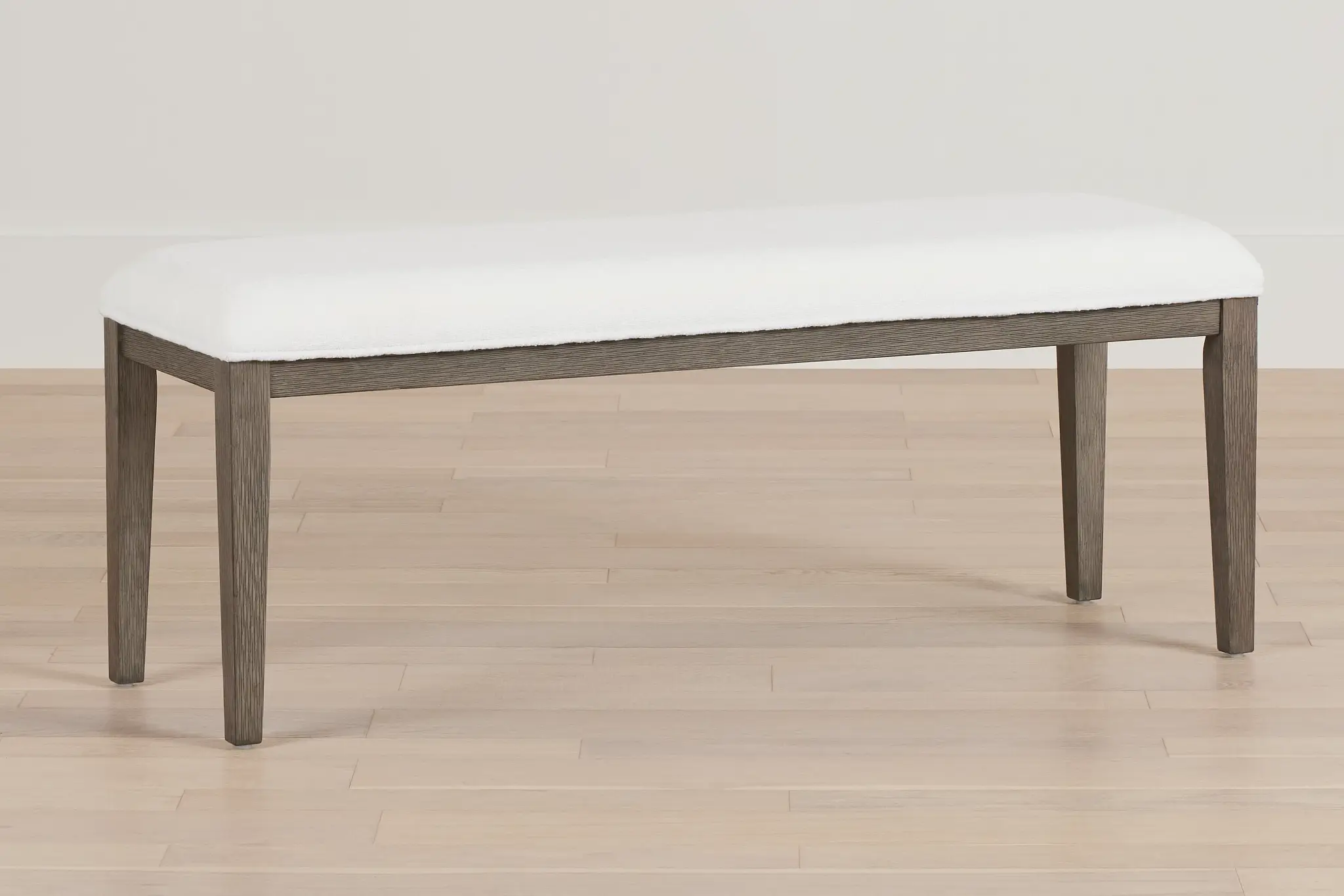 Alden Gray Upholstered Dining Bench Alden Gray Upholstered Dining Bench
