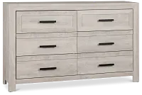 Delray White Dresser