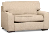 Sinclair Brown Fabric Cooling Memory Foam Sleeper