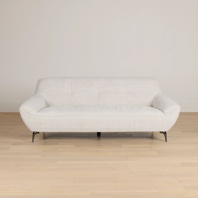 Zoey Light Beige Fabric Sofa