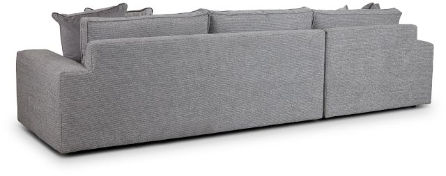 Nest Gray Fabric Left Chaise Sectional