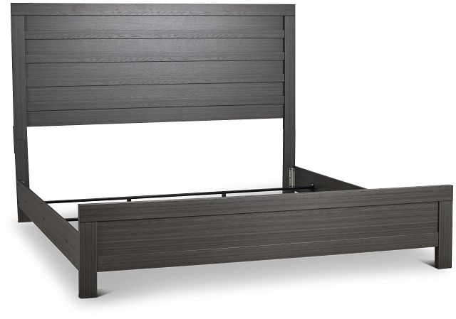 Everett Gray Panel Bed