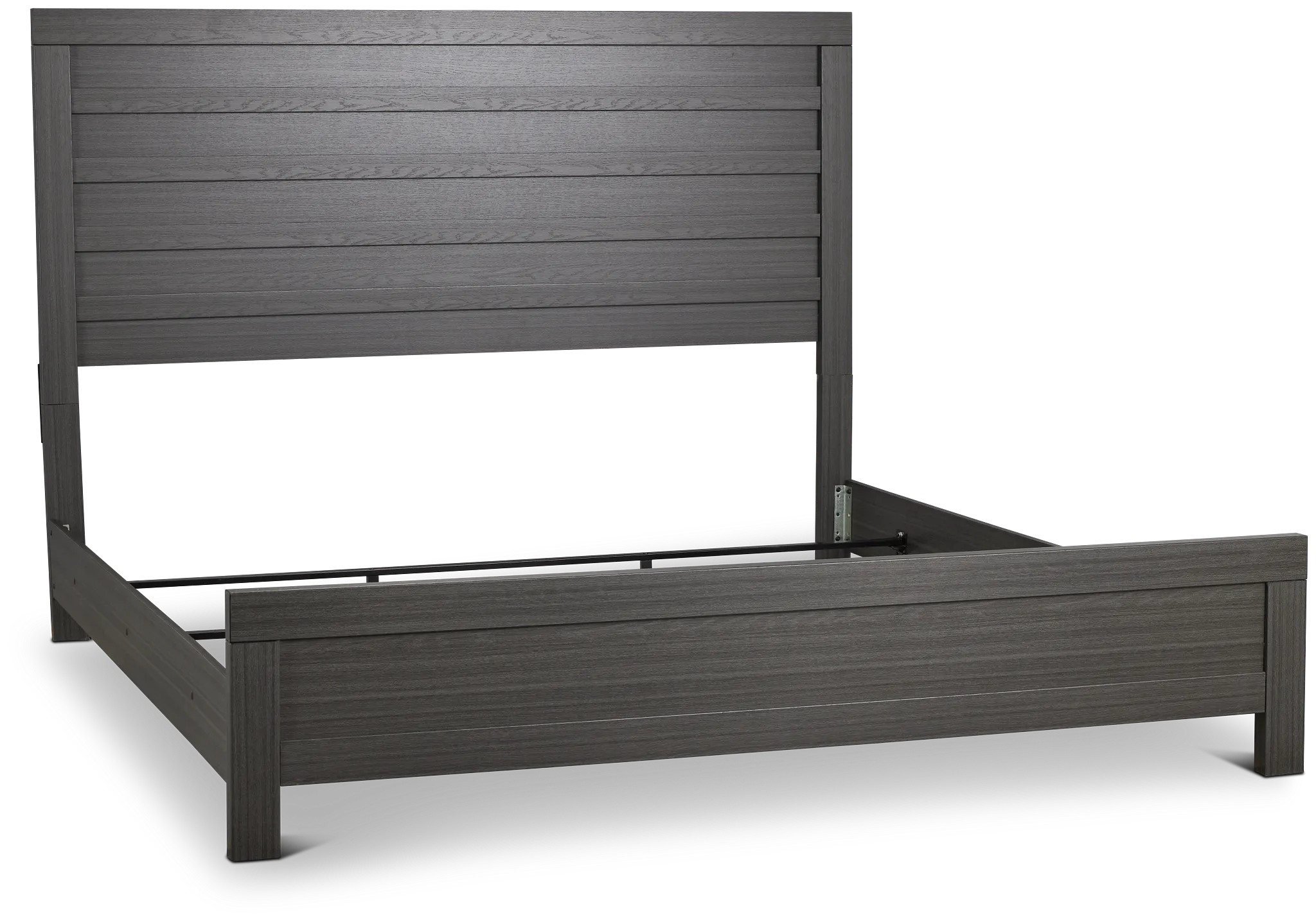Everett Gray Panel Bed