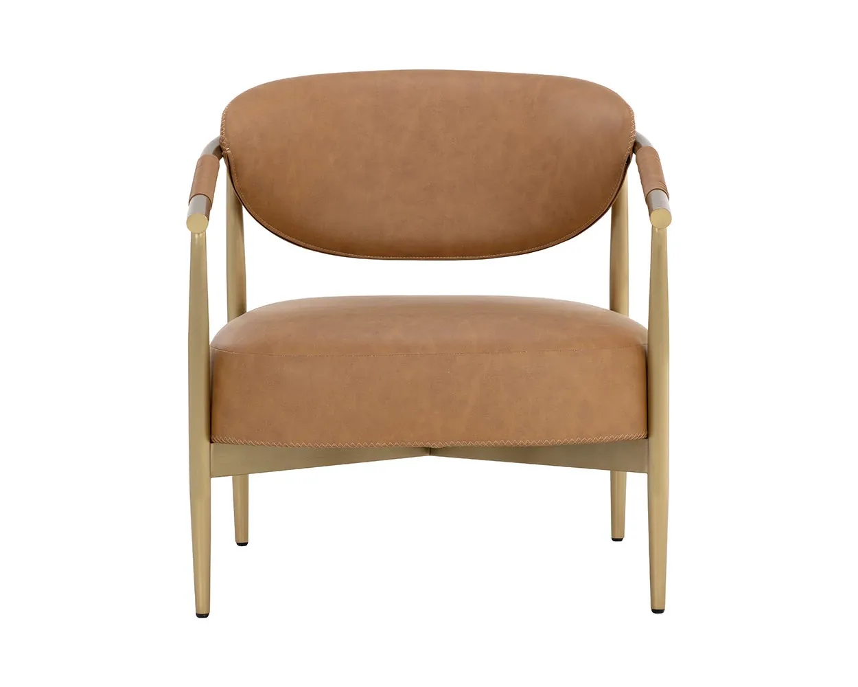 Karli Brown Uph Accent Chair