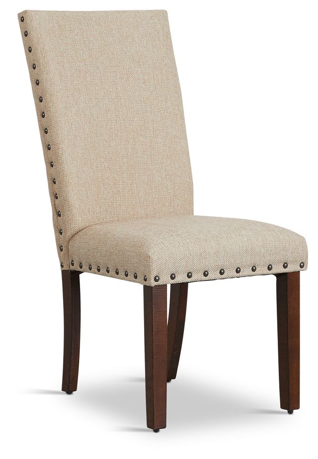Jax Beige Upholstered Side Chair (1)
