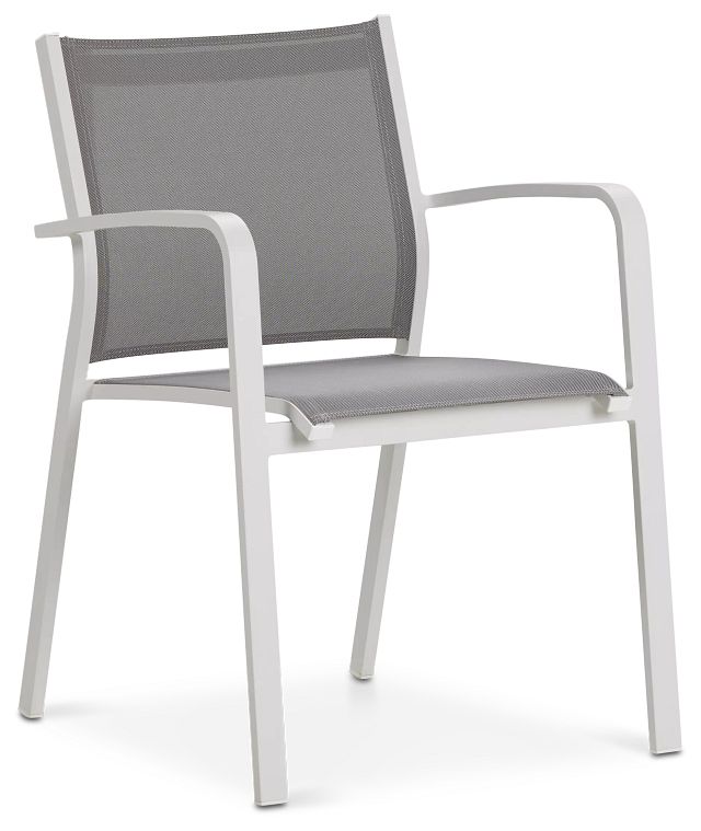 gray sling chairs