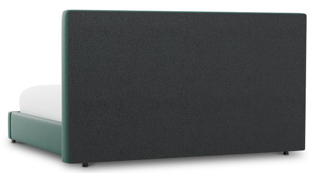 Grayton Joya Green 54" Upholstered Platform Bed