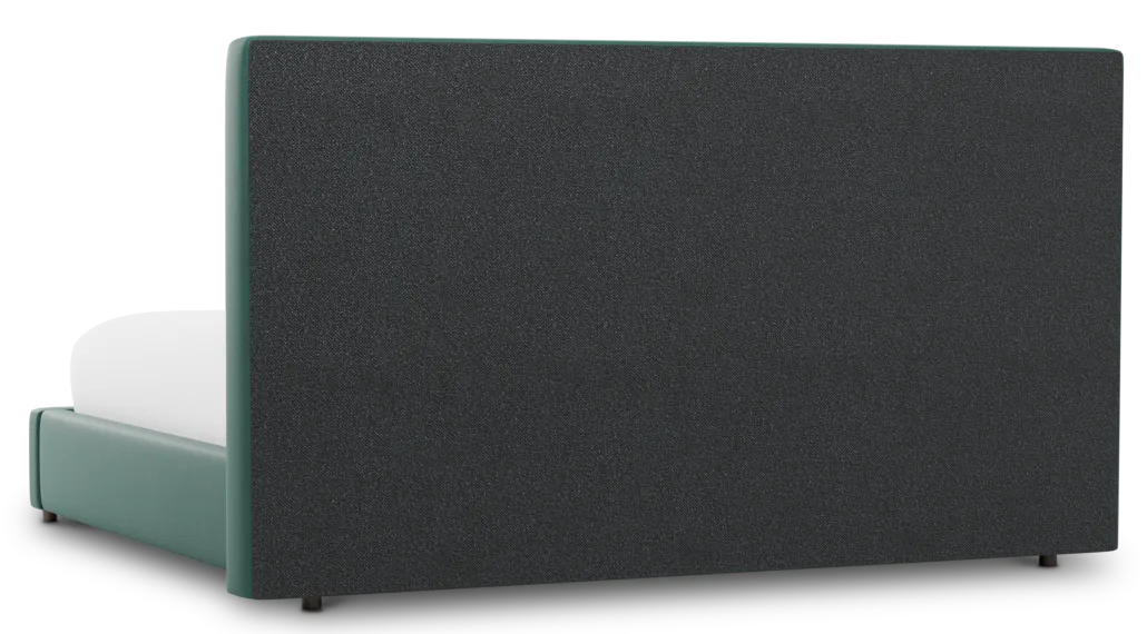 Grayton Joya Green 54" Upholstered Platform Bed