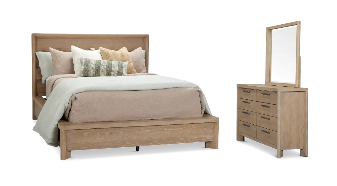 Alton Light Tone Platform Bedroom Alton Light Tone Platform Bedroom