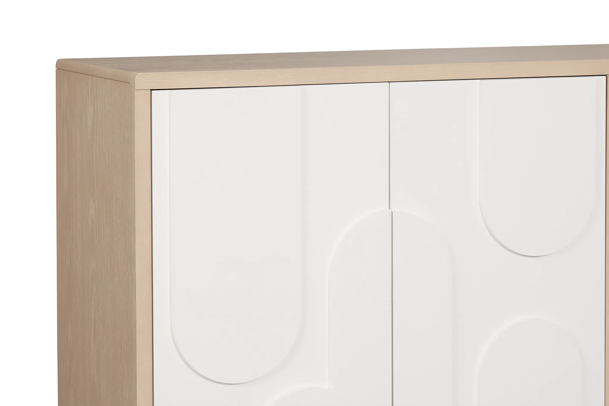 Wantari Two-tone 4 Door Credenza