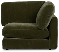 Jules Green Velvet Wedge