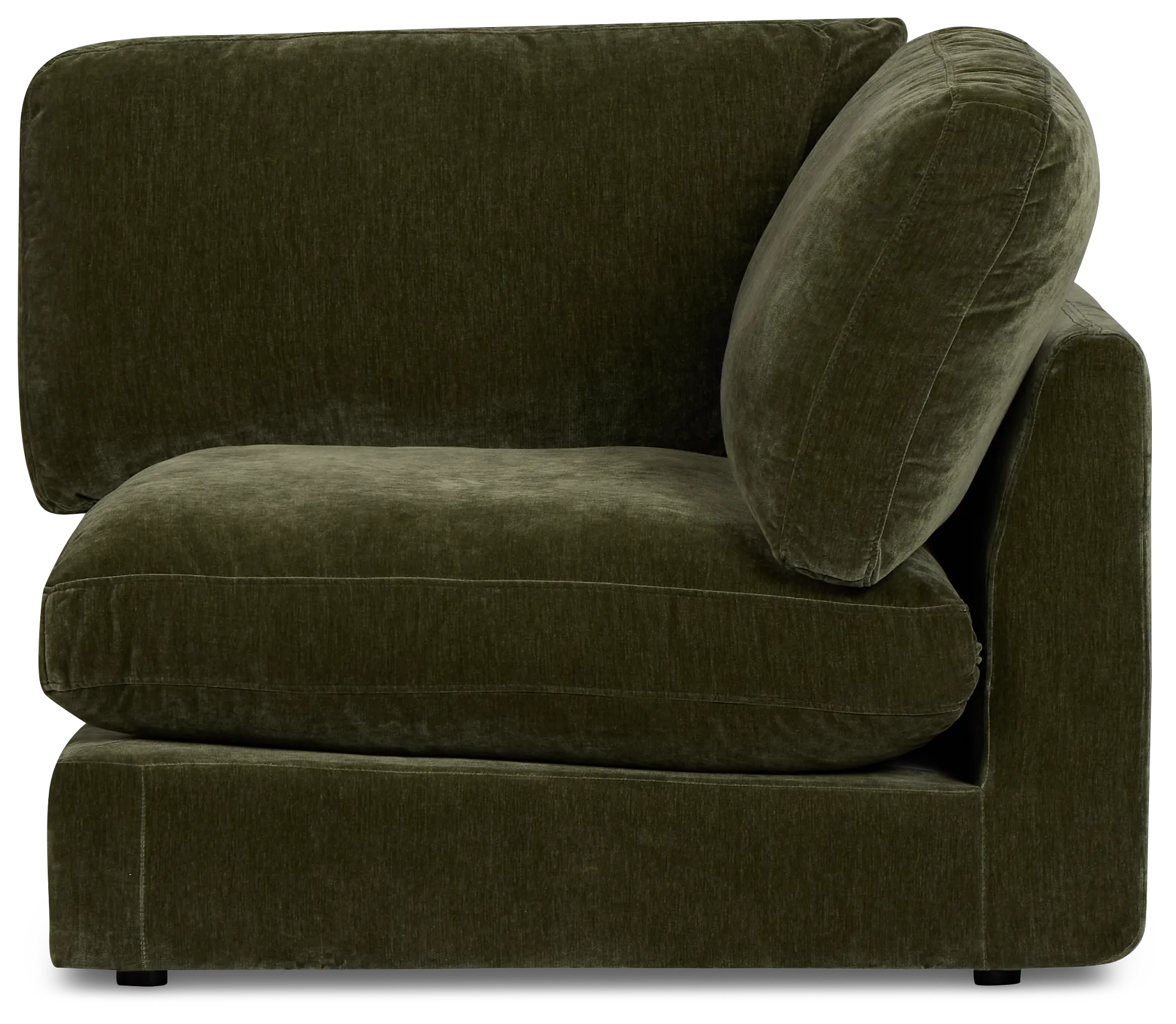 Jules Green Velvet Wedge