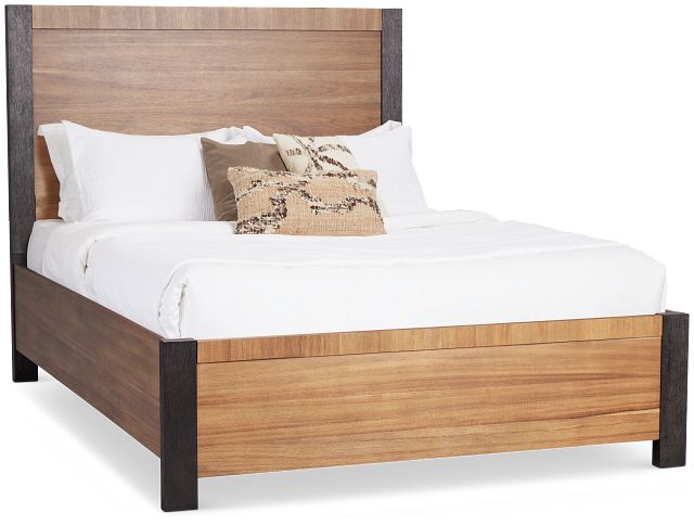 Jackson Two-tone Panel Bed