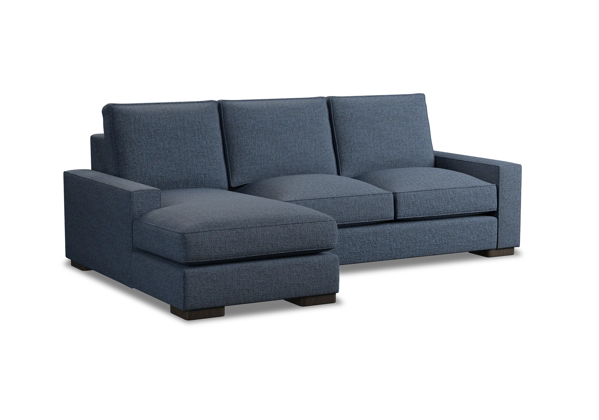 Edgewater Victory Dark Blue Left Chaise Sectional