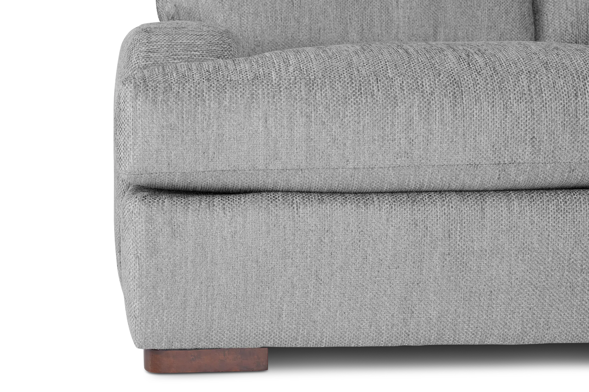 Alpha Light Gray Fabric Medium Right Chaise Sectional Alpha Light Gray Fabric Medium Right Chaise Sectional