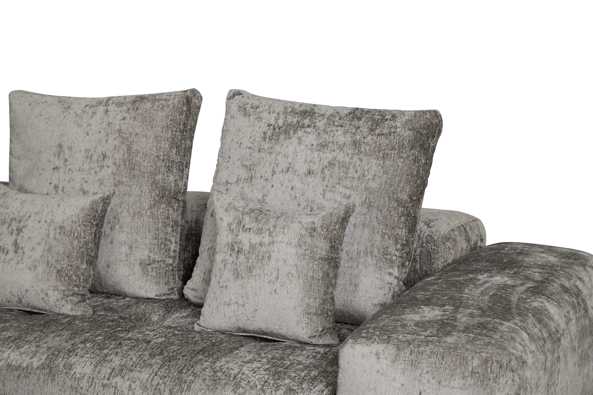 Skylar Gray Fabric Medium Left Chaise Sectional Skylar Gray Fabric Medium Left Chaise Sectional